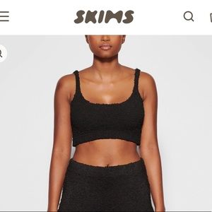 SKIMS COZY Bralette and shorts SET